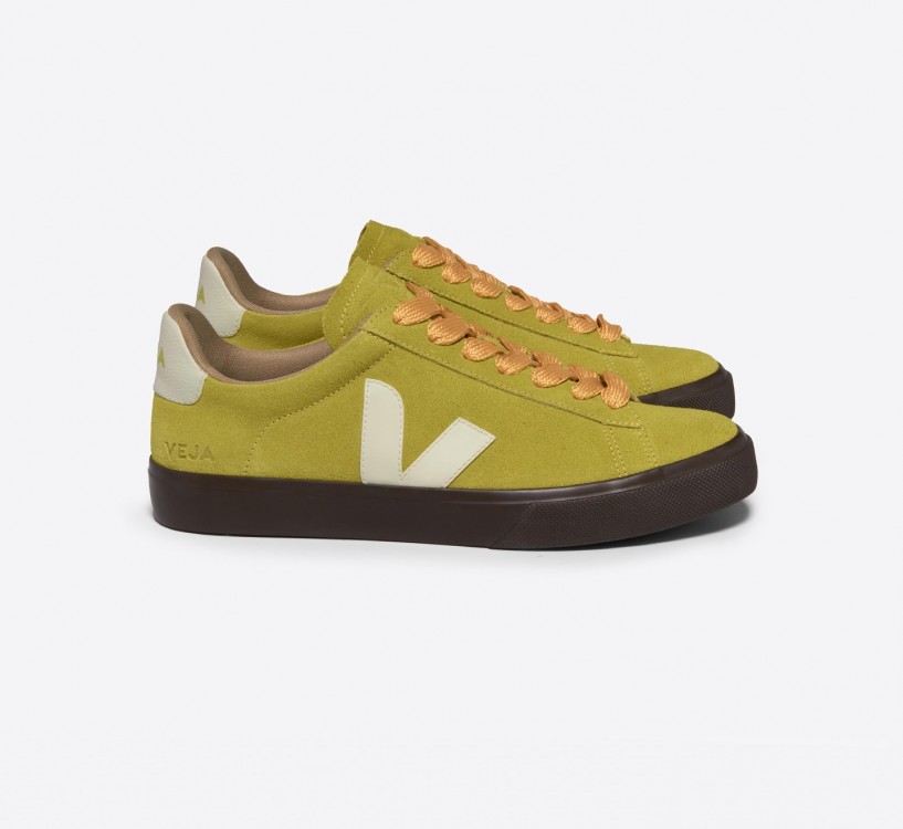 Tênis VEJA Masculino Campo Bold Suede Liquor Pierre VEJA - VERT Oficial