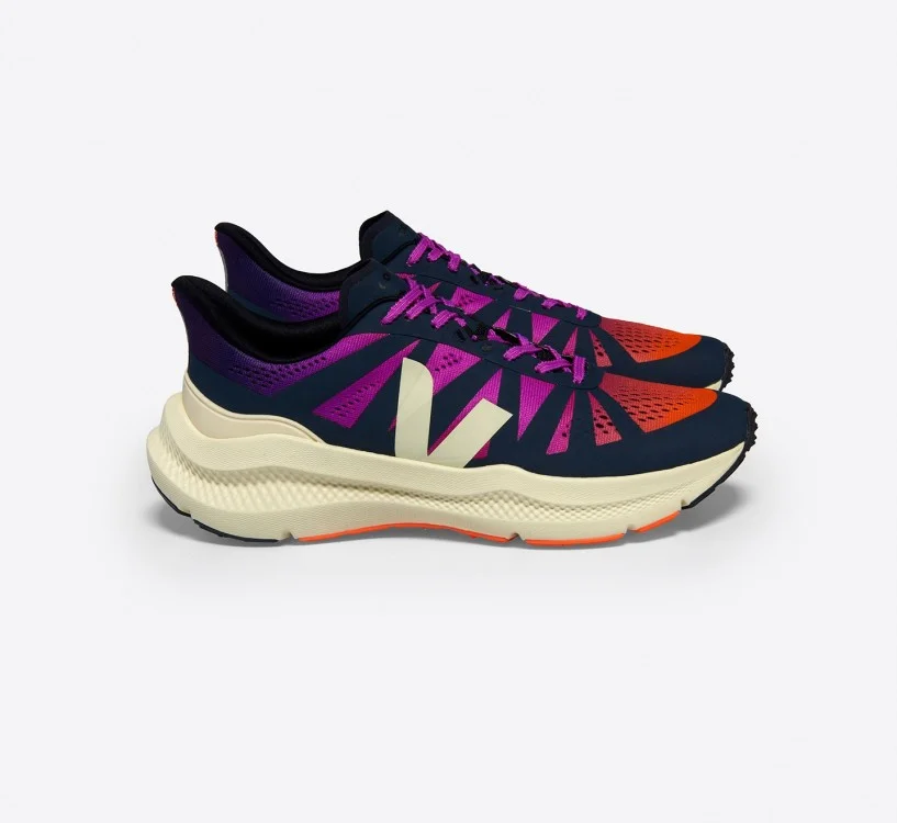 Tênis VEJA Feminino Condor 3 Engineered-Mesh Gradient Calcaire Nautico VEJA - VERT Oficial