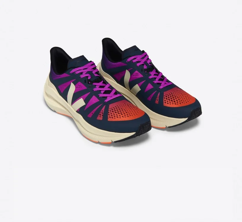 Tênis VEJA Feminino Condor 3 Engineered-Mesh Gradient Calcaire Nautico VEJA - VERT Oficial 2