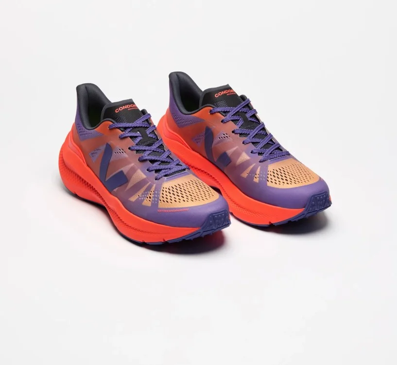 Tênis VEJA Masculino Condor 3 Advanced Engineered Mesh Gradient Purple Orange VEJA - VERT Oficial 2