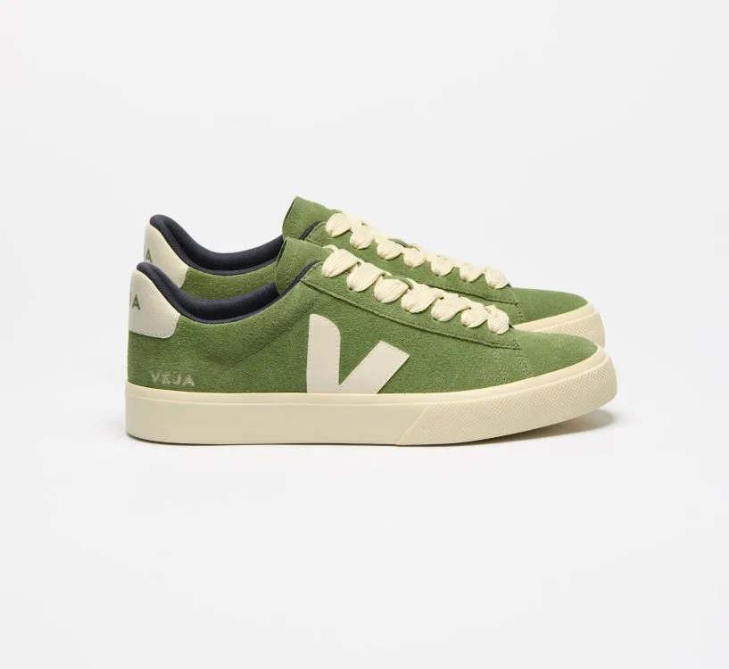 Tênis VEJA Masculino Campo Bold Suede Kiwi Pierre VEJA - VERT Oficial