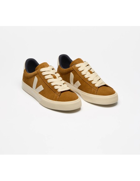 Tênis VEJA Feminino Campo Bold Suede Camel Pierre VEJA - VERT Oficial