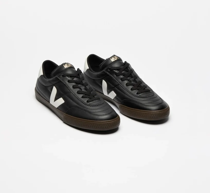 Tênis VEJA Feminino Panenka Couro Preto Branco VEJA - VERT Oficial 2