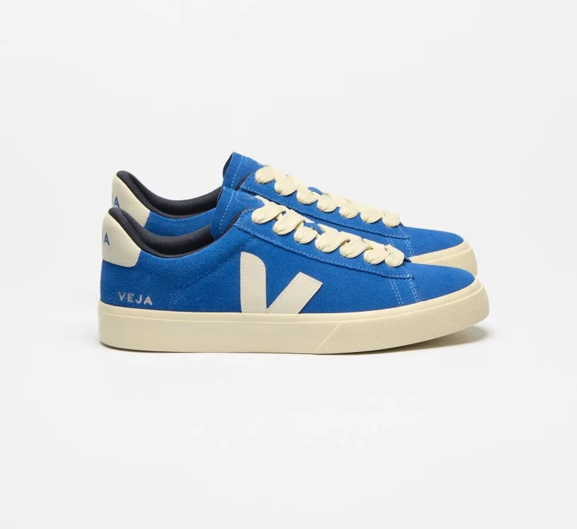 Tênis VEJA Feminino Campo Bold Suede Indigo Pierre VEJA - VERT Oficial