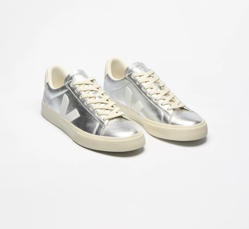 Tênis VEJA Masculino Campo Couro Silver Branco VEJA - VERT Oficial 2