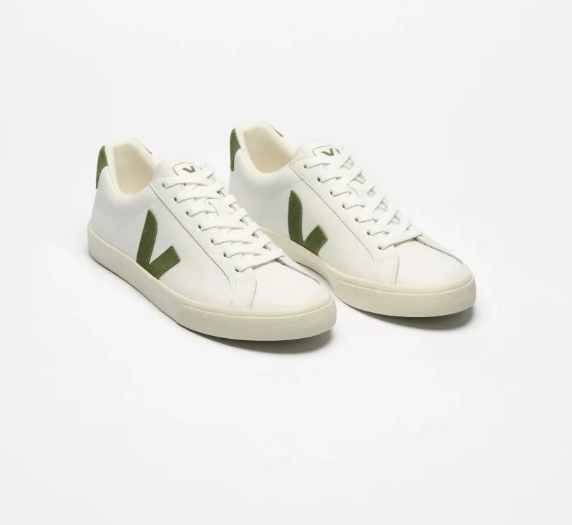 Tênis VEJA Feminino Esplar Couro Branco Kiwi VEJA - VERT Oficial 2