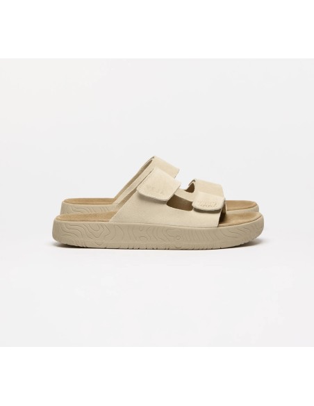 Sandália VEJA Feminino Etna Suede Pierre Almond VEJA - VERT Oficial