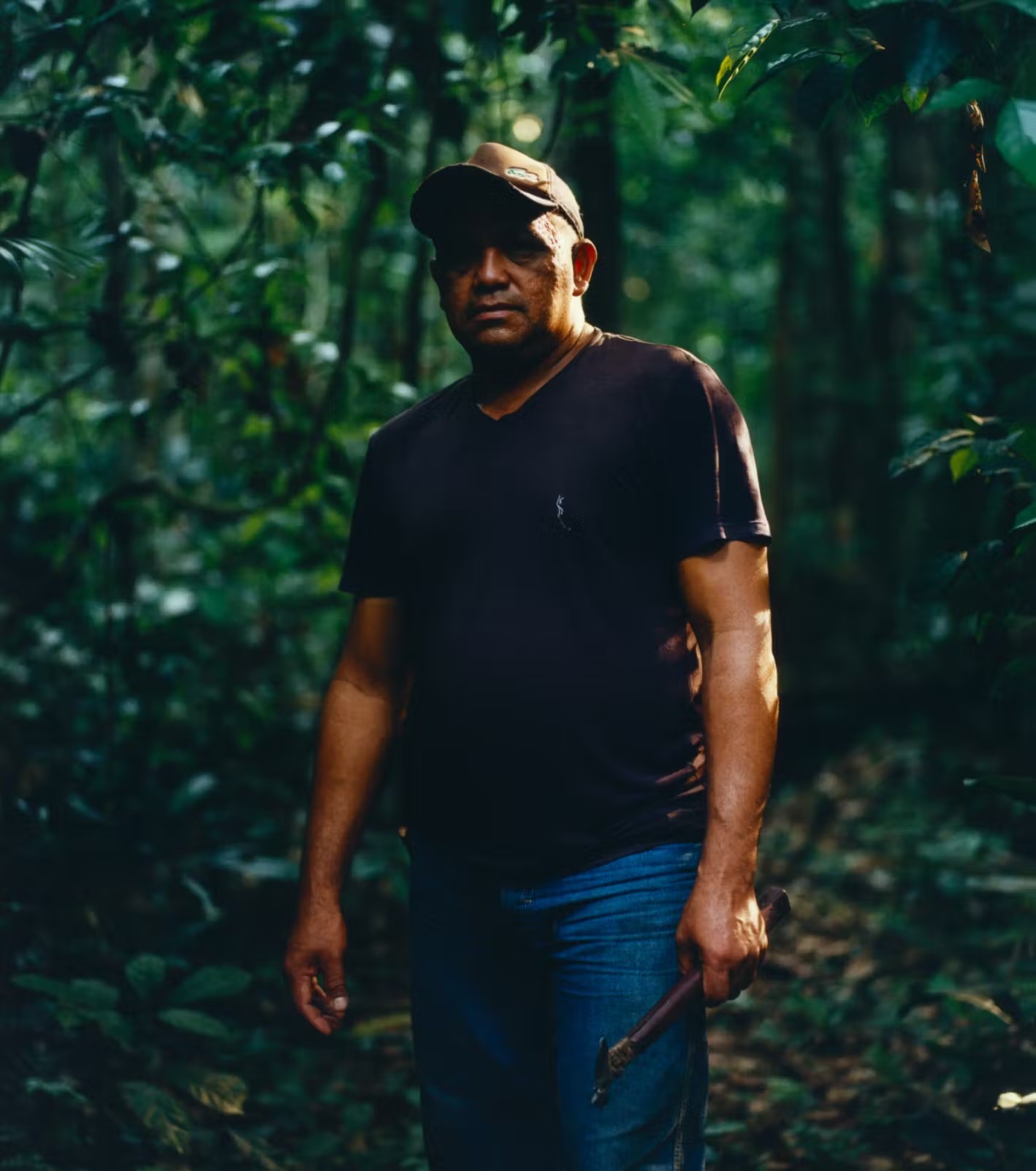 Fotogradia de Rogério Azevedo de Barros, filho de Raimundão na Amazônia em 2021