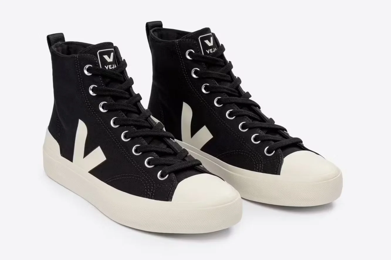 Tênis Nova High Top Canvas Black Pierre