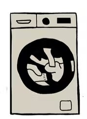 Ilustração de máquina de lavar 