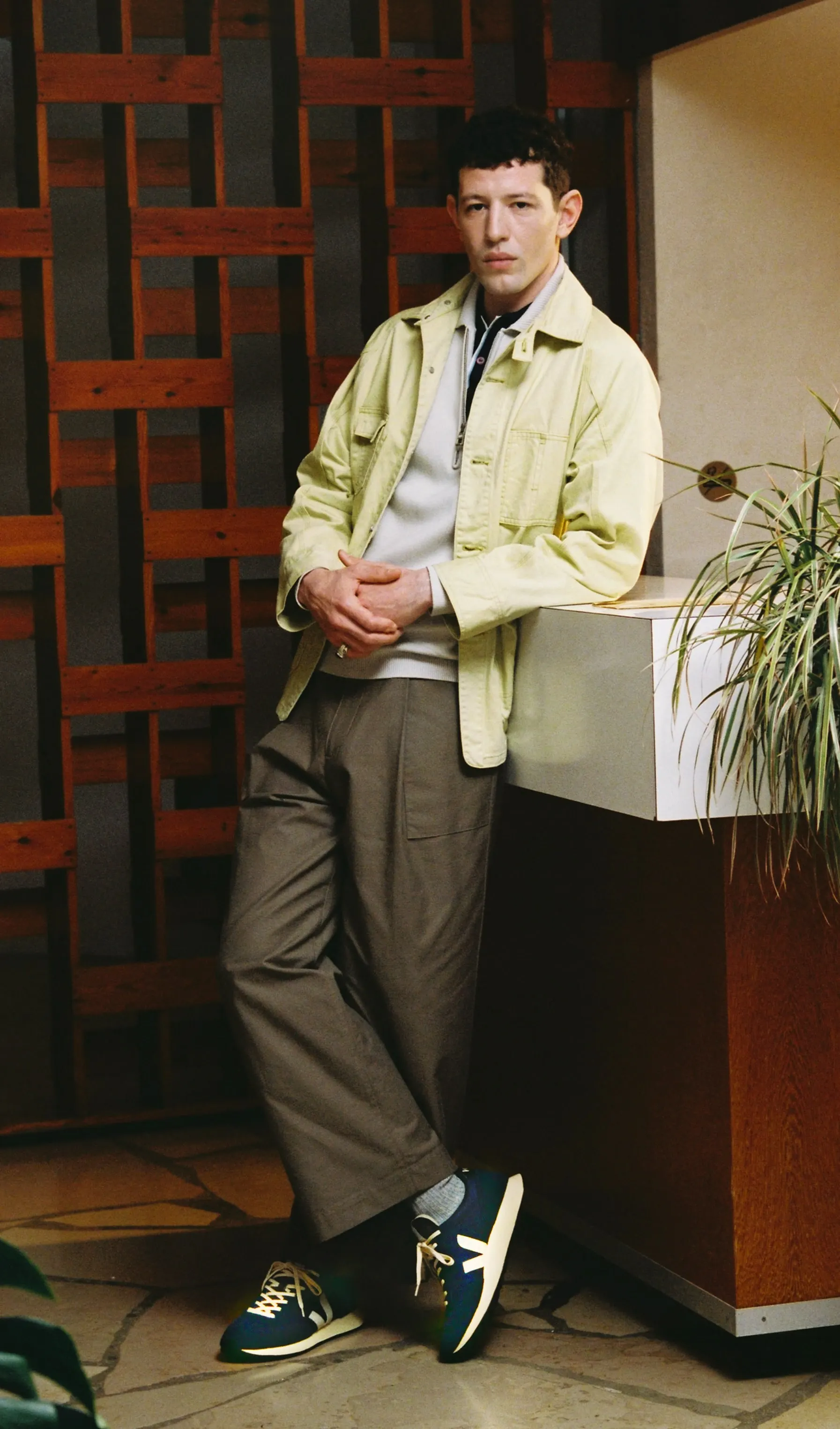 Man wearing Veja sneakers